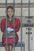 Time To Raise The Bar --   Viola (née) Davis Desmond  Painting